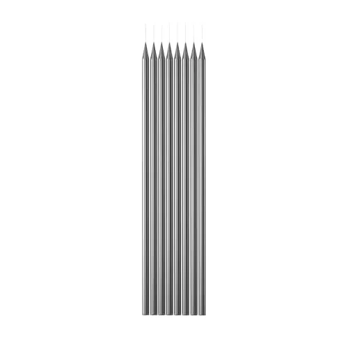 P'tit Clown Re22720 candele grandi argento 24 pezzi