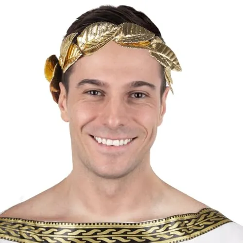 P'tit Clown Corona Alloro Cesare Accessorio Carnevale