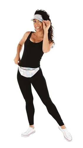 P'tit Clown 22689 costume adulto argento