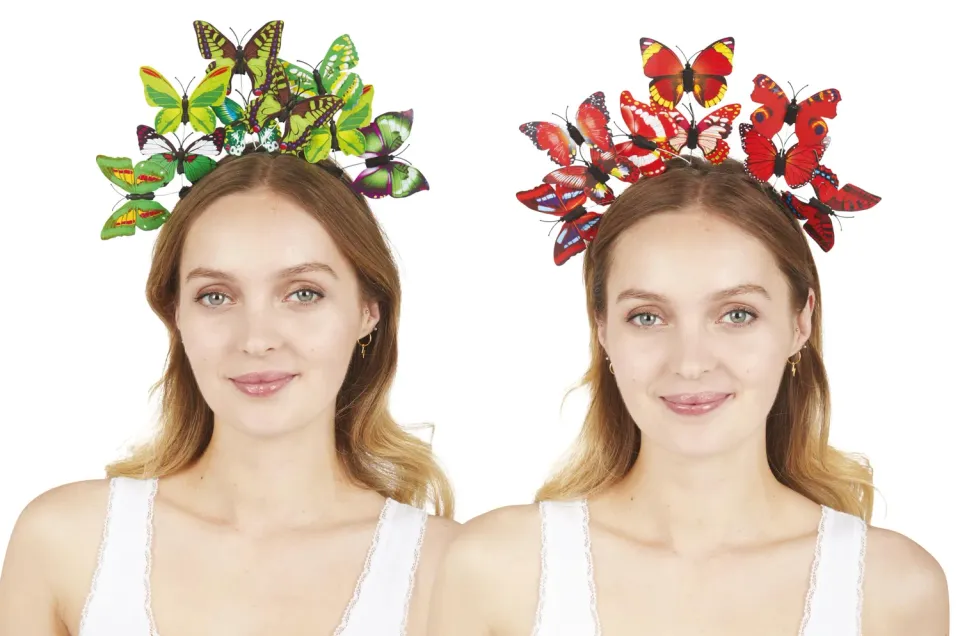 P'tit Clown 66647 Cerchietto Farfalla Colore Casuale