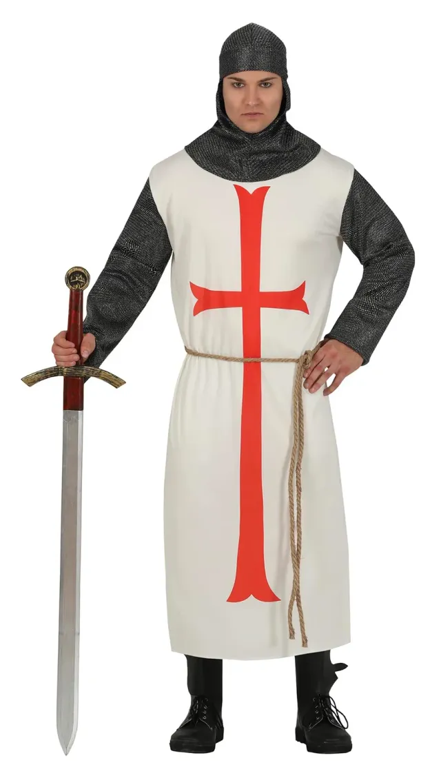 Fiestas Guirca Templare 52-54 Costume Medievale Adulto