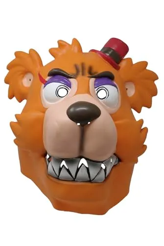 Guirca Maschera da Orso costume lattice arancione