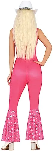 Fiestas Guirca Costume Country Rosa Donna M Gilet Stelle