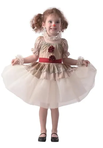 P'tit Clown Clown Killer costume pagliaccio bambina