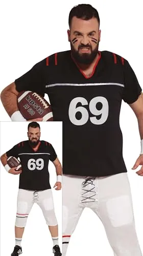 Guirca Football Americano costume adulto L 52-54 maglia