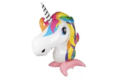 P'tit Clown Unicorno Palloncino Gigante da Appoggio Testa