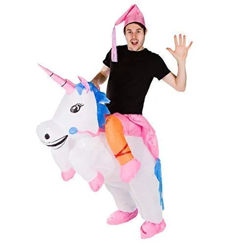 Bodysocks Unicorno costume gonfiabile adulti cavalcabile