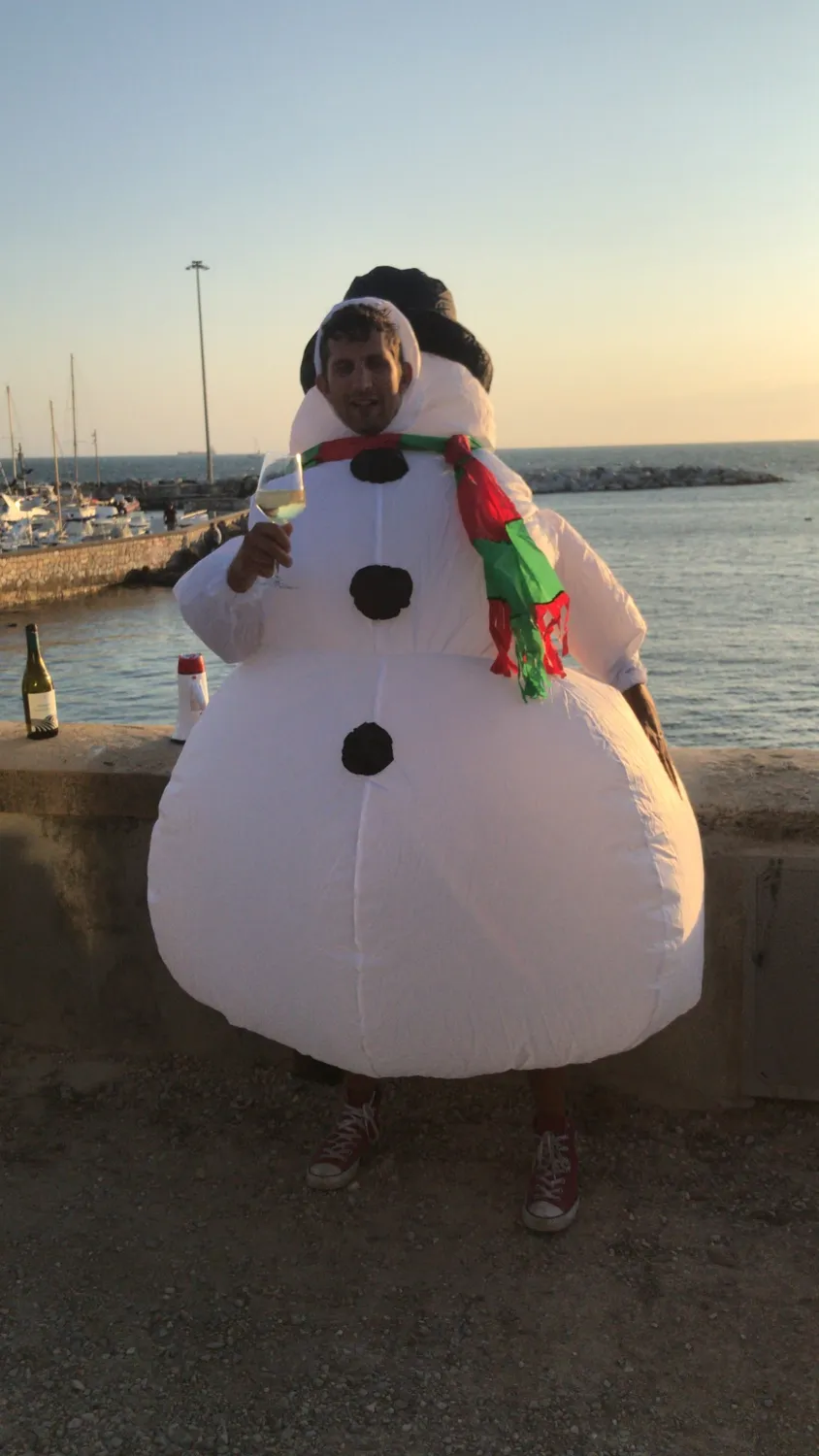 Bodysocks Pupazzo di Neve costume gonfiabile adulto