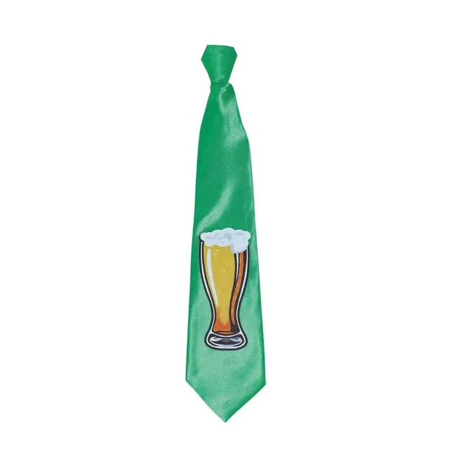 Fiestas Guirca Cravatta Verde Birra San Patrizio L