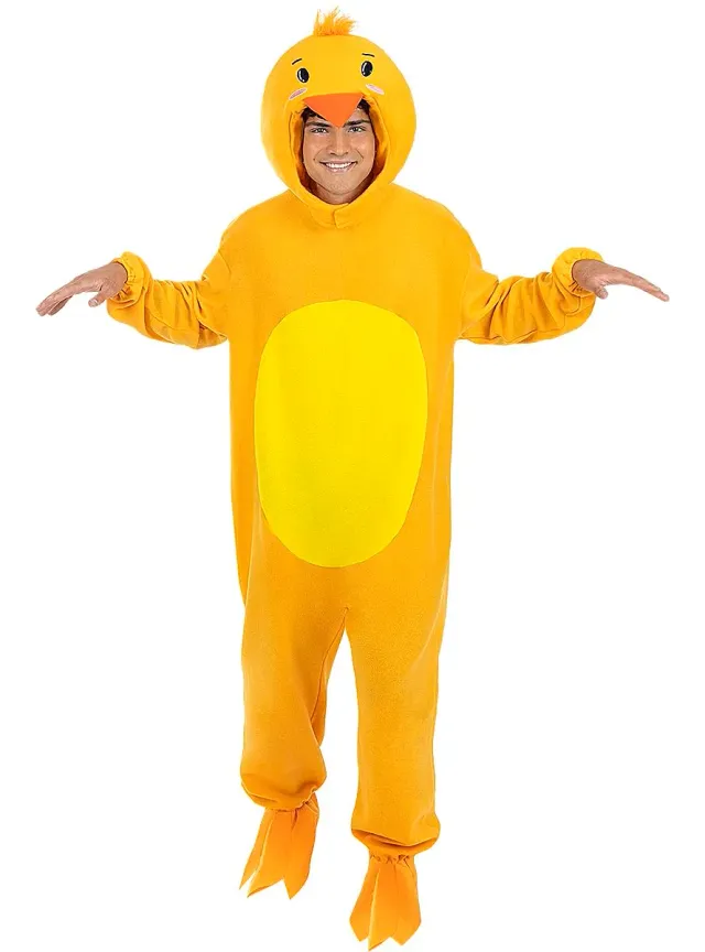 Funidelia Costume Pulcino Adulto M-L Giallo Animali