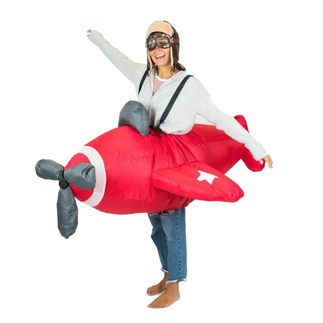 Bodysocks costume gonfiabile aeroplano adulti taglia unica