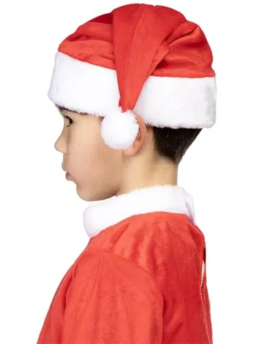 Funidelia Santa Claus Berretto Babbo Natale bimbi rosso