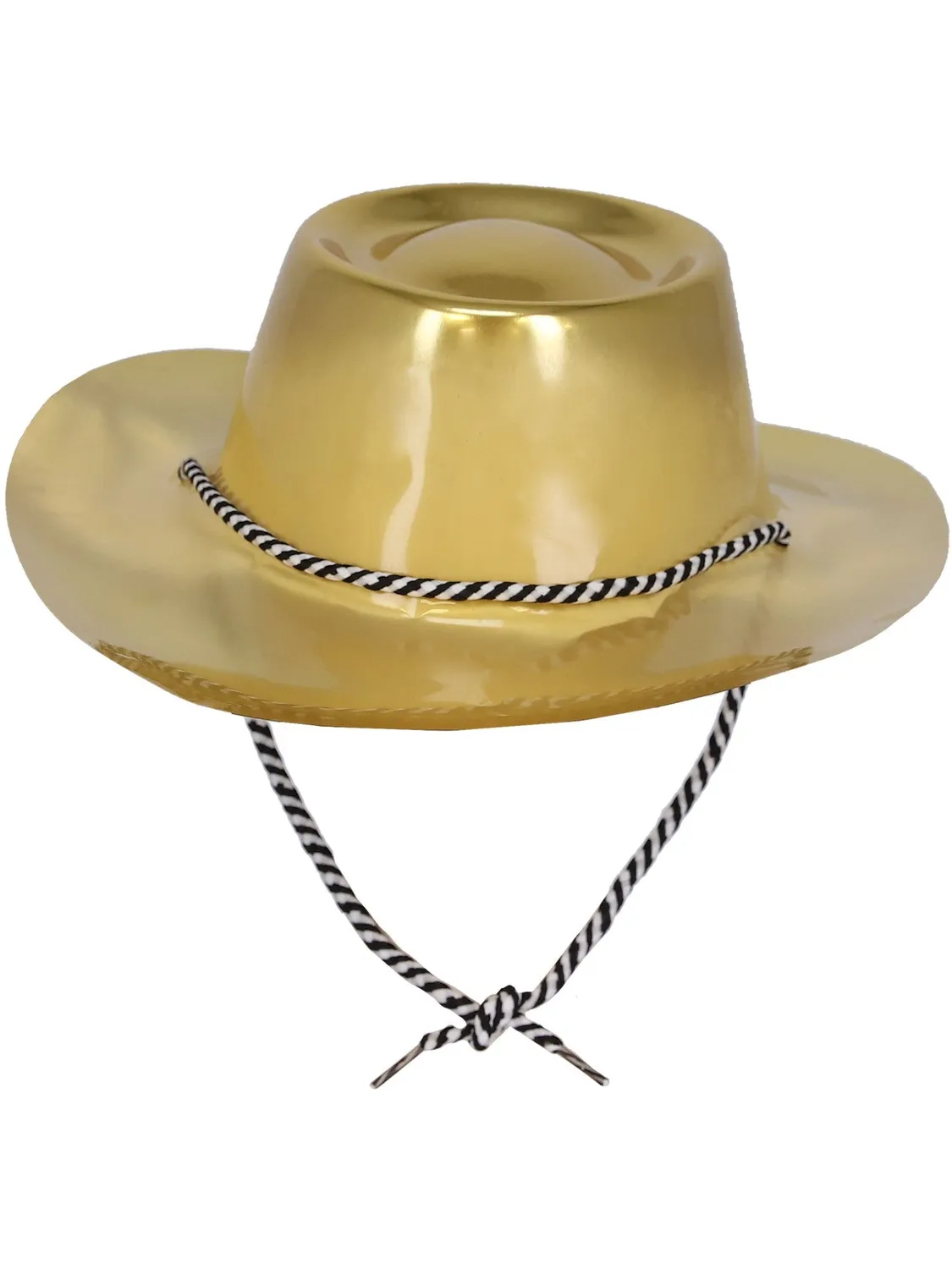 Smiffys Gold Metallic cappello cowboy oro metallizzato