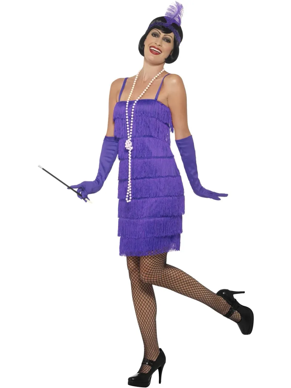 Smiffys Flapper costume donna viola anni 20