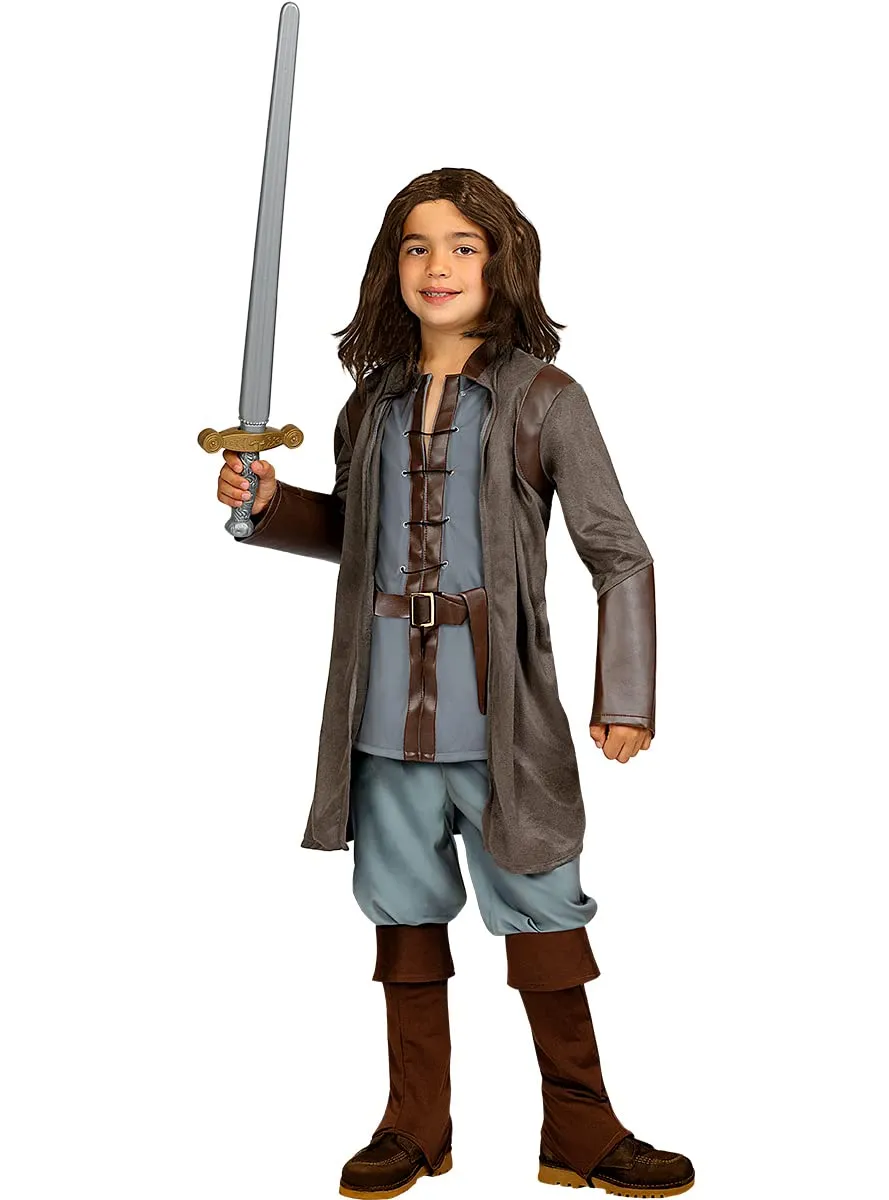 Funidelia Aragorn costume bambino 3-4 anni marrone