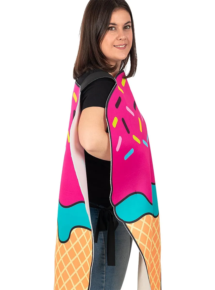 Funidelia Gelato Costume Cibo Unisex Taglia Unica marrone