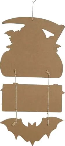 Fiestas Guirca Cartello Porta Halloween mietitore 60 cm legno