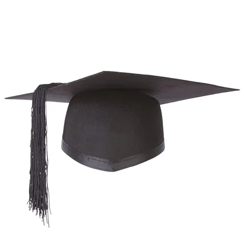 P'tit Clown Cappello Feltro Studente Nero Adulti
