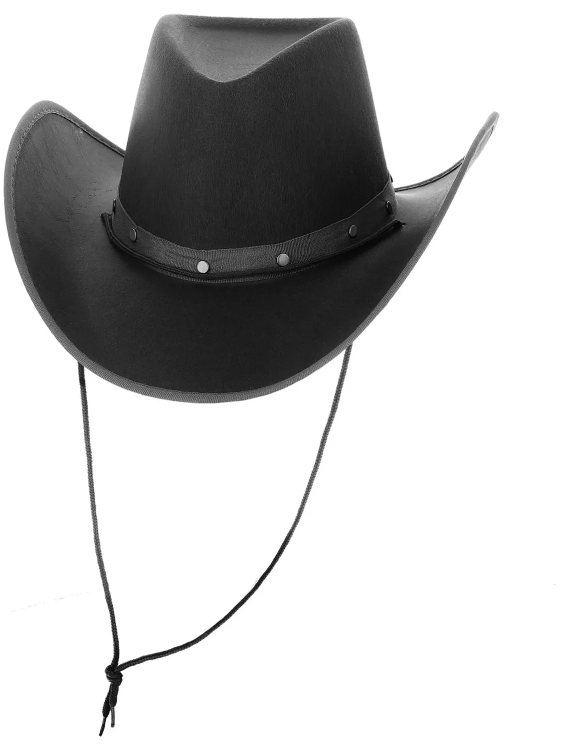 Smiffys Cowboy cappello feltro nero taglia unica