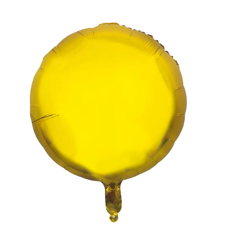 P'tit Clown palloncino alluminio rotondo oro festa