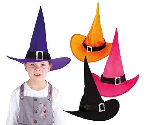 P'tit Clown Re75420 cappello strega bambino tessuto nero
