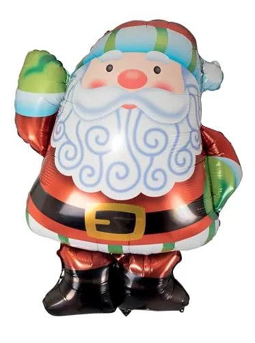 P'tit Clown palloncino mylar Babbo Natale 70x57 cm