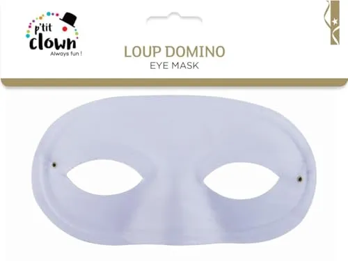 P'tit Clown domino lupo tessuto adulto colore casuale 1 pezzo