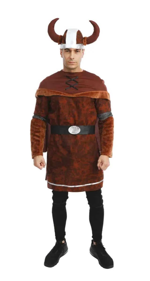 P'tit Clown Vichingo costume uomo L-XL poliestere