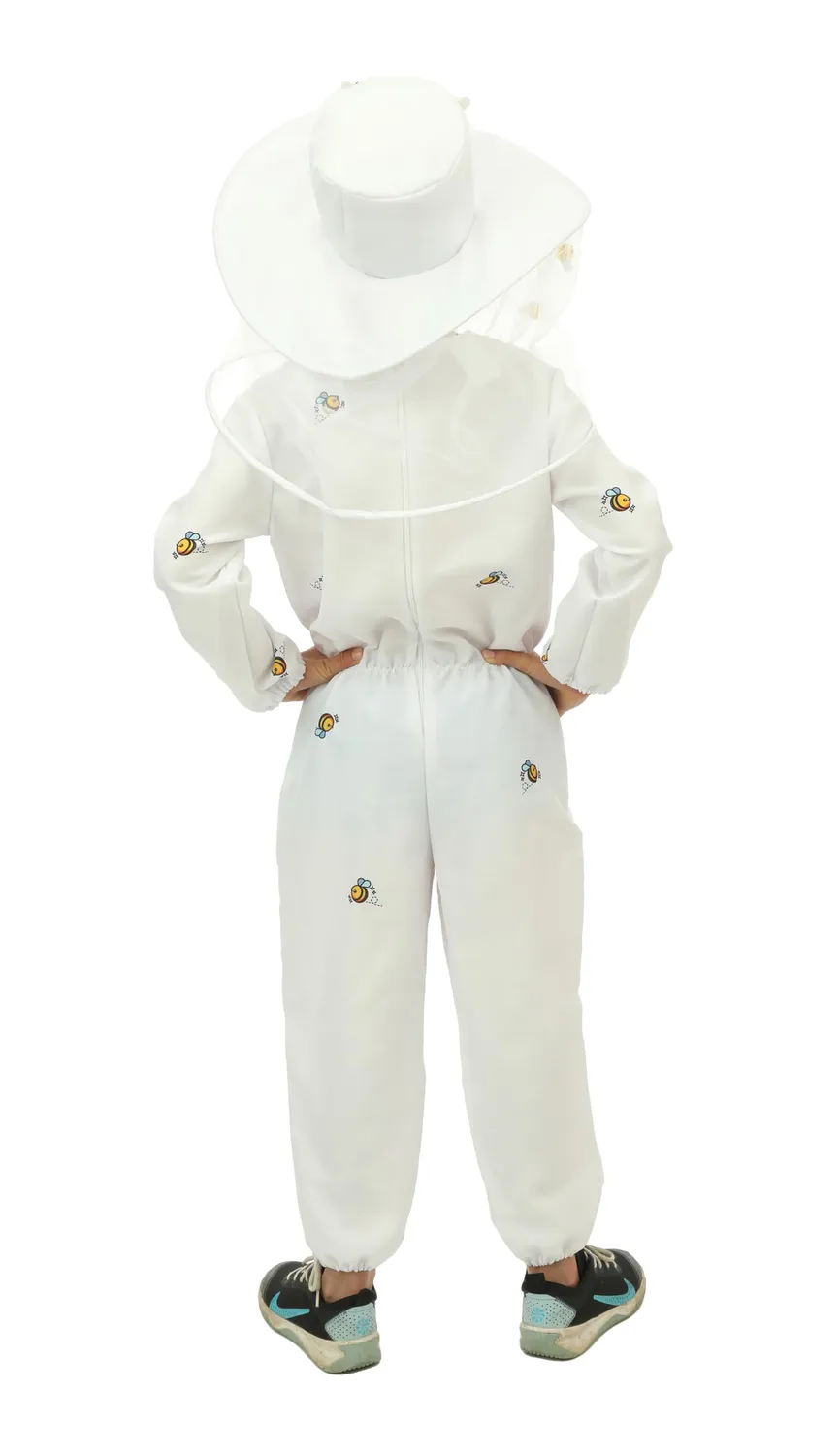 P'tit Clown Apicoltore costume bambino 10-12 anni tuta bianca