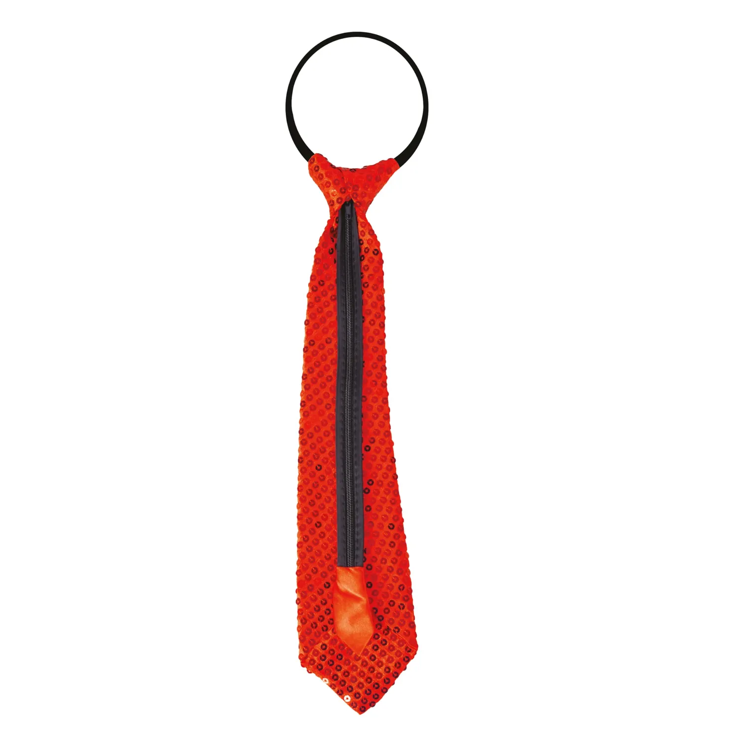 P'tit Clown 60244 cravatta paillettes rossa adulto