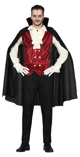 Guirca Vampiro Classico costume uomo 46-48 rosso nero