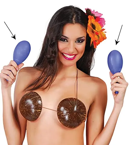 Guirca 19453 Maracas Plastica Coppia 19 cm Assortite