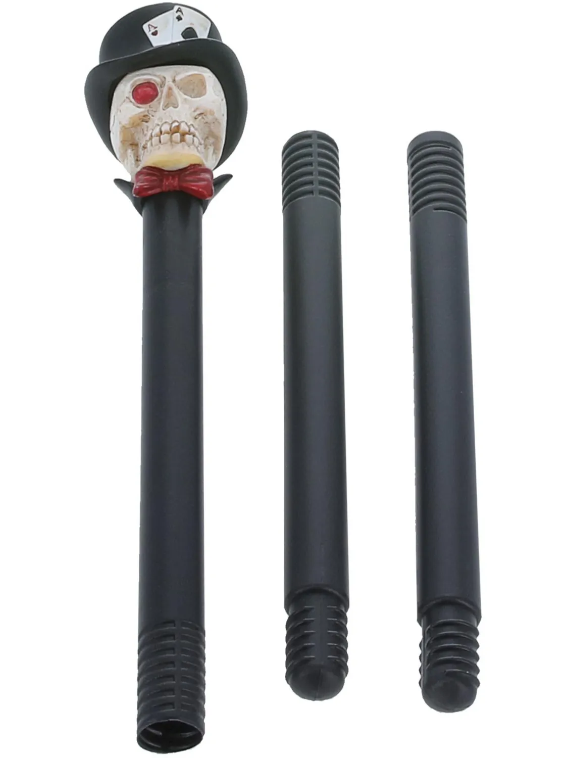 Smiffys Extendable Voodoo Skull bastone teschio 88cm