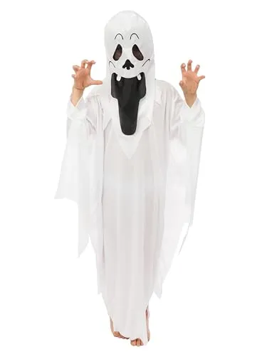 P'tit Clown costume fantasma bambino per Halloween