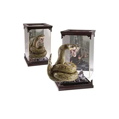 La Bottega di Merlino Nagini statuetta resina con teca 17x10 cm