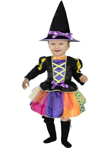 Funidelia Strega Magica Costume Bebè Nero Neonati