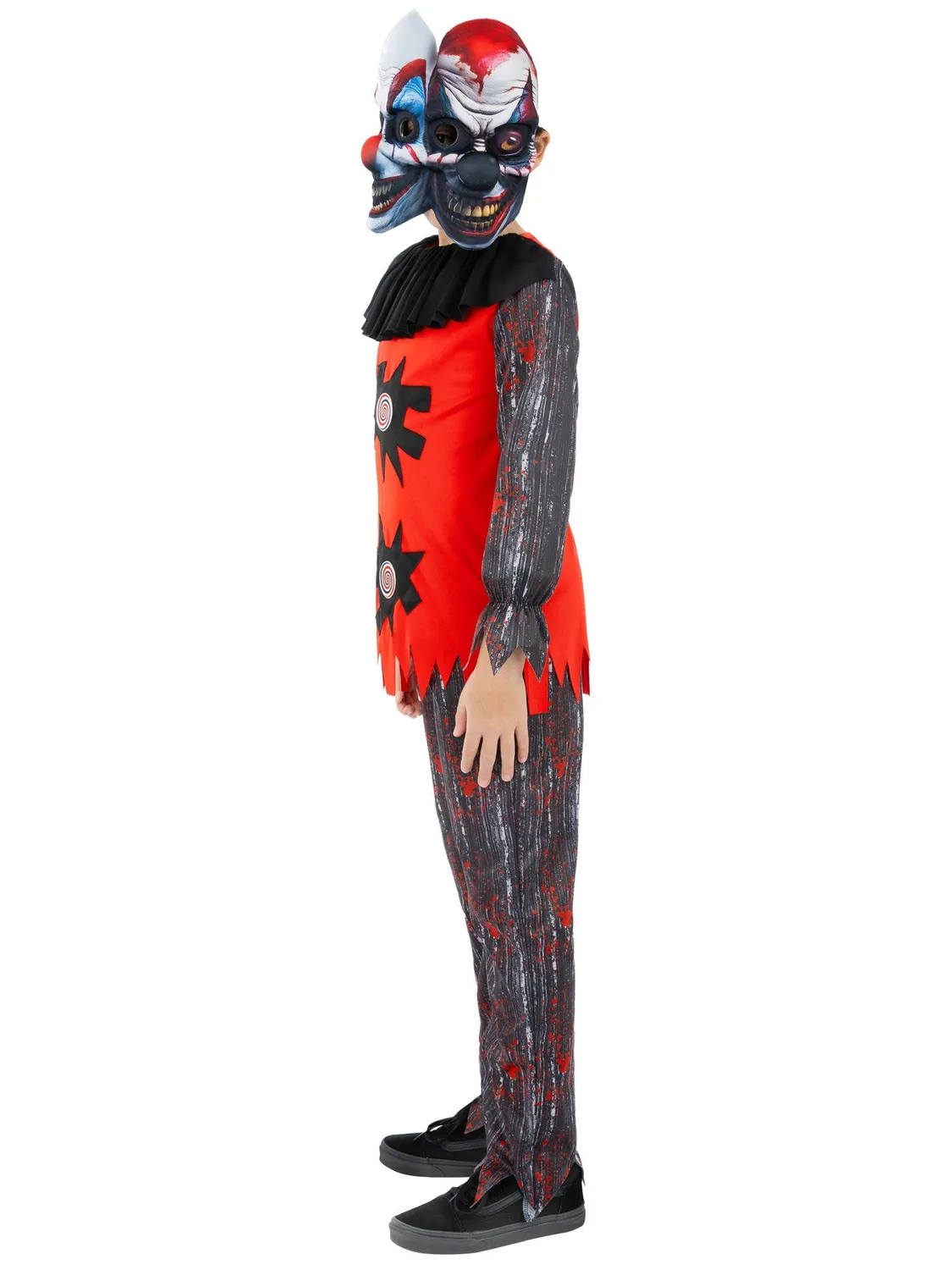 Smiffys Chuckles costume clown 2 teste bambino L 10-12 anni