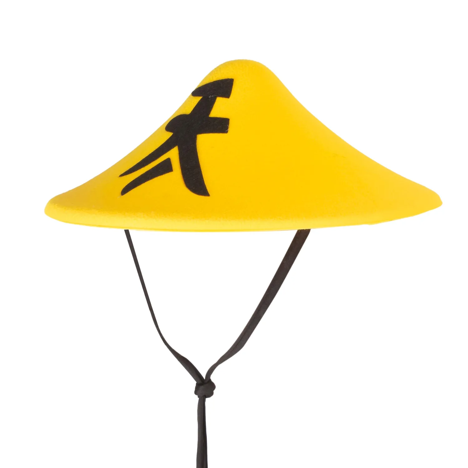 P'tit Clown 13247 cappello cinese adulto giallo feltro