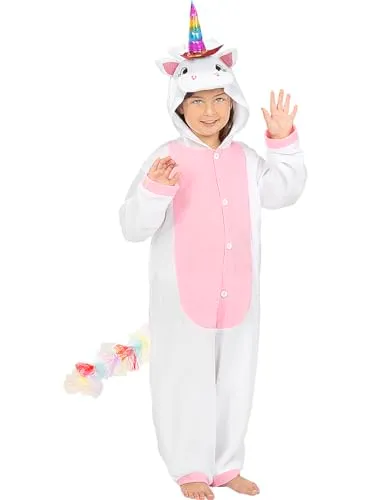 Funidelia Unicorno costume bambino rosa 10-12 anni