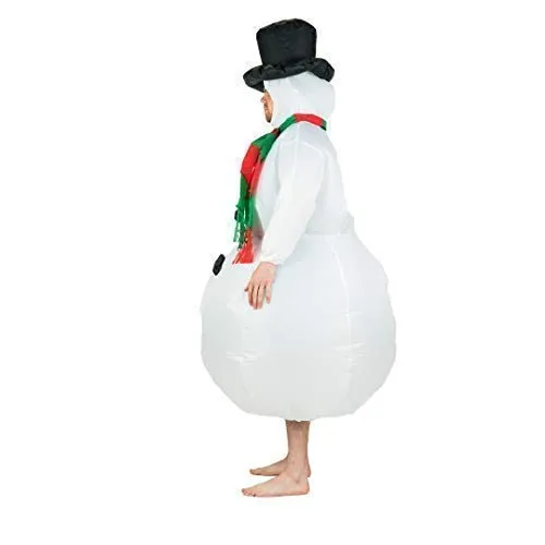 Bodysocks Pupazzo di Neve costume gonfiabile adulto