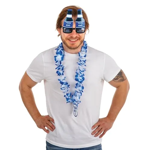 P'tit Clown 52009 collana fiori Team EVG blu