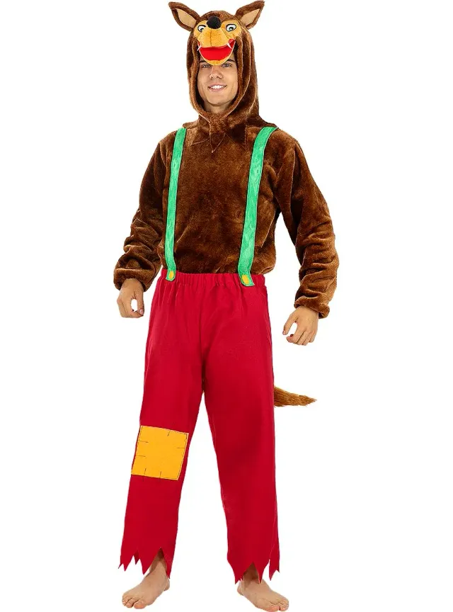 Funidelia Lupo Feroce costume adulto marrone peloso