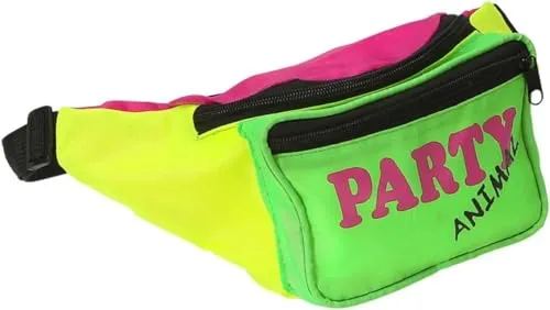P'tit Clown re22674 Marsupio Banana Fluo anni 80