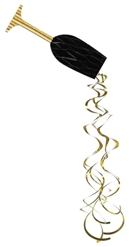 P'tit Clown re22846 tazza champagne decorazione oro nero