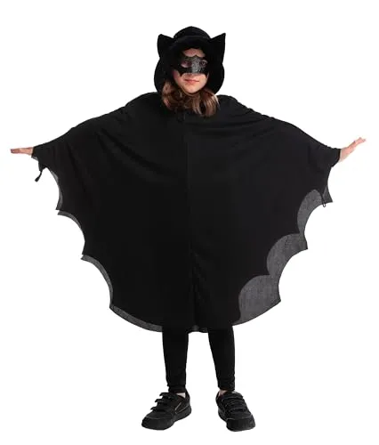 P'tit Clown Pipistrello costume bambino mantello maschera