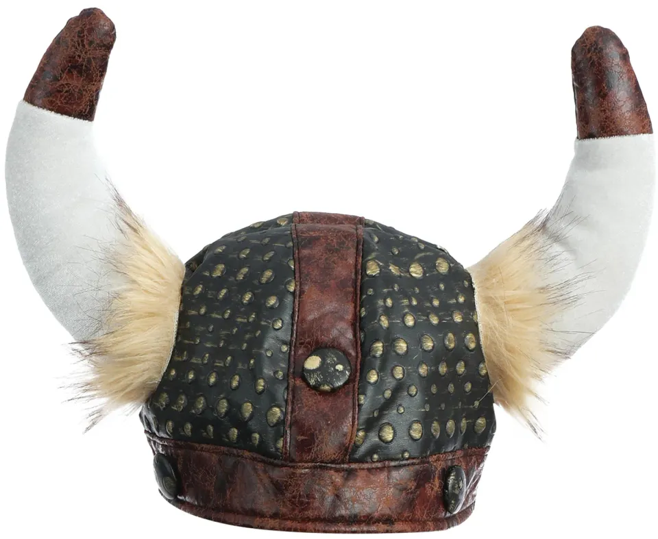 P'tit Clown 23286 casco vichingo adulto similpelle