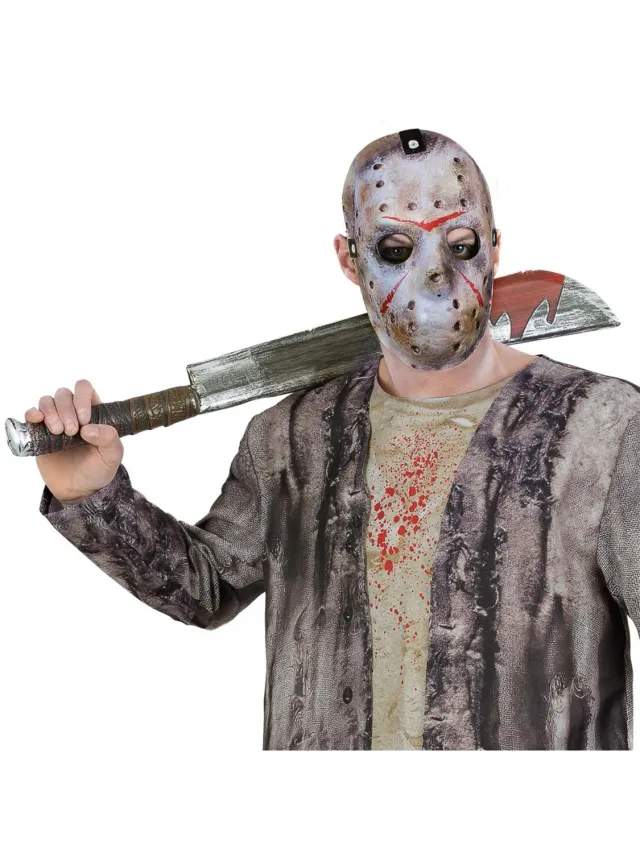 Smiffys Jason Voorhees kit maschera + machete adulto