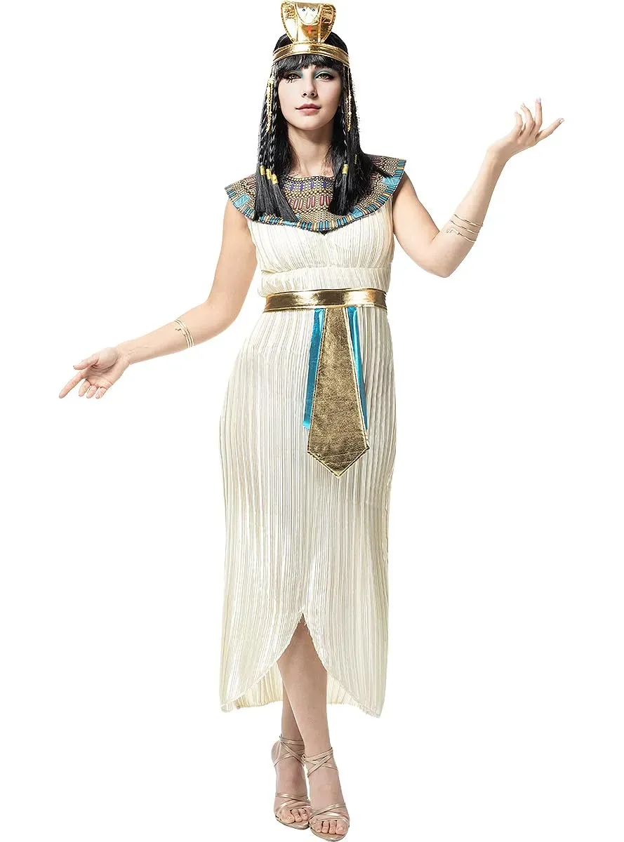 Funidelia Cleopatra Elegante costume donna S bianco