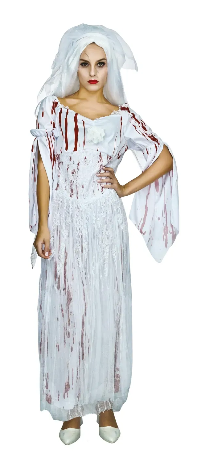 P'tit Clown Re44091 costume sposa insanguinata donna taglia S/M