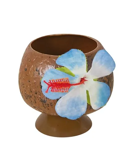 P'tit Clown re50012 Bicchiere Cocco Tropicale con Fiore